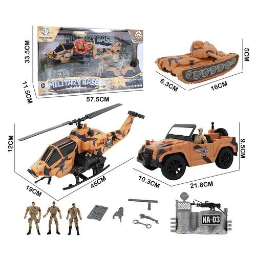 Military vehicle set soldiers - vehicle,