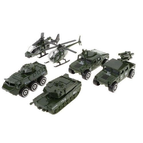 6pcs military vehicle - 6pcs, playset