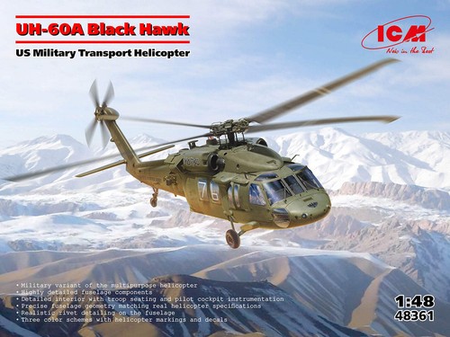 Icm 48361 sikorsky uh - 1:48, uh-60a