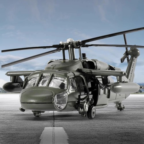 Alloy military helicopter - military,