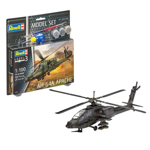 Revell 64a apache military - apache,