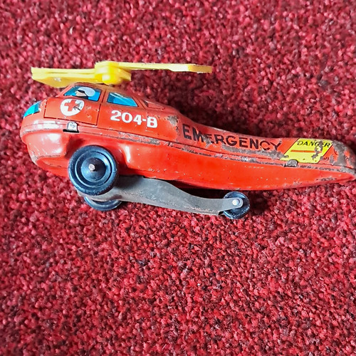 Vintage tinplate clockwork - vintage,