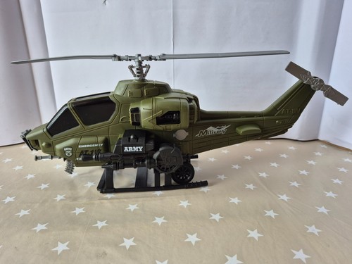 Plastic military helicopter - plastic,